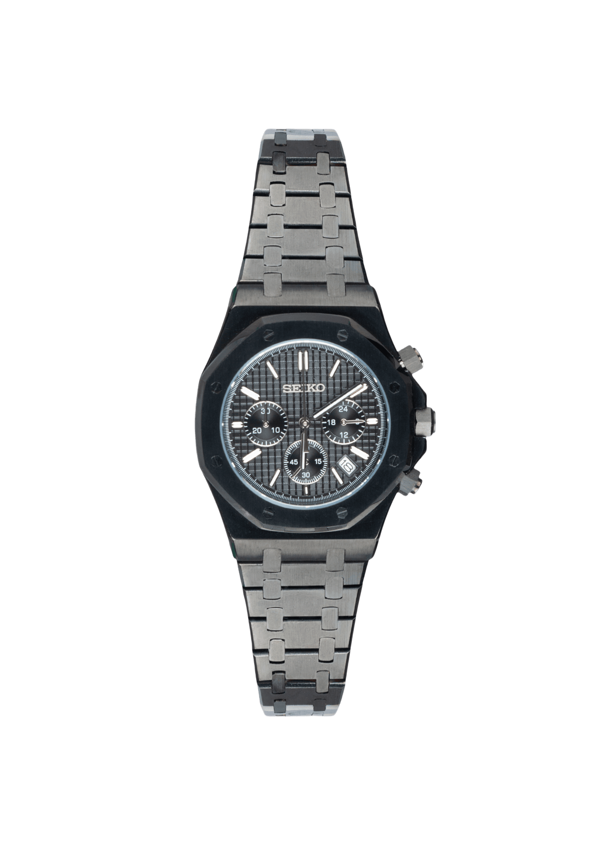 ROYAL SEIKOAK BLACK CHRONOGRAPH