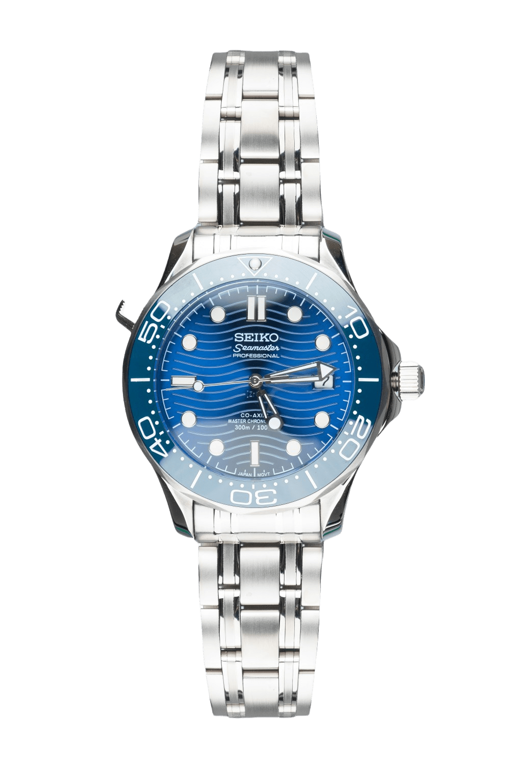 Seiko Seamaster Silver Blue